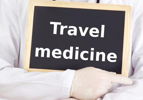 What routine vaccinations are required for an international trip?